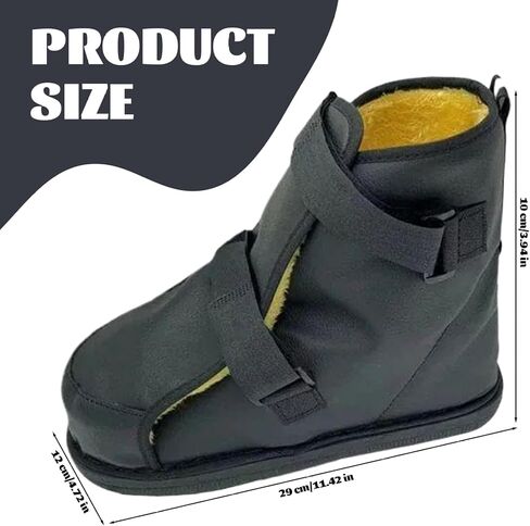 حذاء مشي قابل للتعديل مع جزء سفلي غير قابل للانزلاق، غطاء عملي متعدد الاستخدامات لمرحلة ما بعد العمليات الجراحية أو القدم المكسورة أو غطاء أصابع القدم in Kuwait