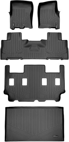 Smartliner Floor Mats 3 صفوف صفات متوافقة مع 2011-2017 فورد إكسبيديشن in Kuwait