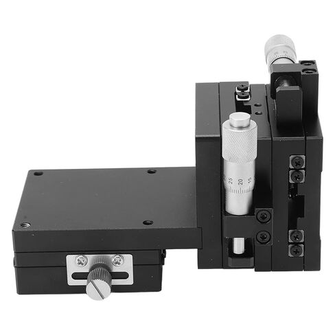 Manual XYZ Axes Linear Stage High Precision Adjustable Sliding Table Platform with XYZ Movement for Optical Equipment Laboratory Testing 60x60mm Aluminum Alloy in Saudi Arabia