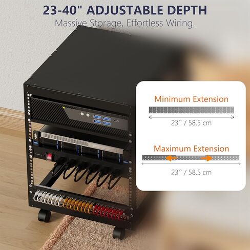 Cablegeeker 12U خادم الخادم حاكم الحائط الحائط الحائط ، ويشمل الباب القابل للقفل والألواح الجانبية القابلة للإزالة ، وربع خادم 19 بوصة 23.6 "العمق (600 مم) ، ويتناسب مع كل ما تبذلونه من تكنولوجيا المعلومات و AV الخاص بك in Kuwait