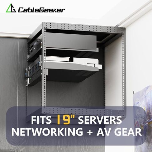 Cablegeeker 12U خادم الخادم حاكم الحائط الحائط الحائط ، ويشمل الباب القابل للقفل والألواح الجانبية القابلة للإزالة ، وربع خادم 19 بوصة 23.6 "العمق (600 مم) ، ويتناسب مع كل ما تبذلونه من تكنولوجيا المعلومات و AV الخاص بك in Kuwait