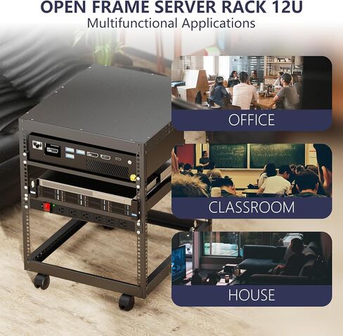 Cablegeeker 12U خادم الخادم حاكم الحائط الحائط الحائط ، ويشمل الباب القابل للقفل والألواح الجانبية القابلة للإزالة ، وربع خادم 19 بوصة 23.6 "العمق (600 مم) ، ويتناسب مع كل ما تبذلونه من تكنولوجيا المعلومات و AV الخاص بك in Kuwait