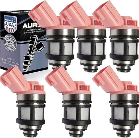 x1 OEM Aurus JS23-4 16600-9S200 Fuel Injector works for Nissan Frontier Pathfinder Quest Xterra for Infiniti QX4 for Mercury Villager 3.3L V6 for Nissan Quest for Mercury Villager 3.0L V6 FJ434 in Kuwait
