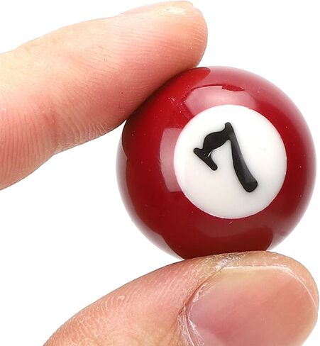 16PCS Mini Billiard Balls Set, 2.5cm/0.98inch Mini Pool Ball Set, Pool Table Balls Accesssory for Game Rooms, Bars, Sports Recreation Games and Recreational Sports in Kuwait