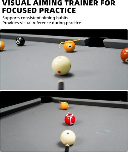 CRICAL 3-Pack Billiards Aiming Trainer, Pool Cue Aiming Aid for Precision Practice and Skill Development, Designed for Beginners and All Players Practicing Pool in Kuwait