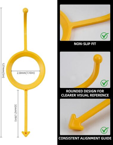 CRICAL 3-Pack Billiards Aiming Trainer, Pool Cue Aiming Aid for Precision Practice and Skill Development, Designed for Beginners and All Players Practicing Pool in Kuwait