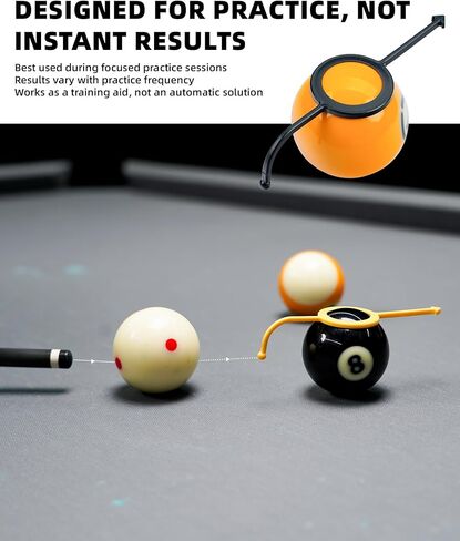 CRICAL 3-Pack Billiards Aiming Trainer, Pool Cue Aiming Aid for Precision Practice and Skill Development, Designed for Beginners and All Players Practicing Pool in Kuwait