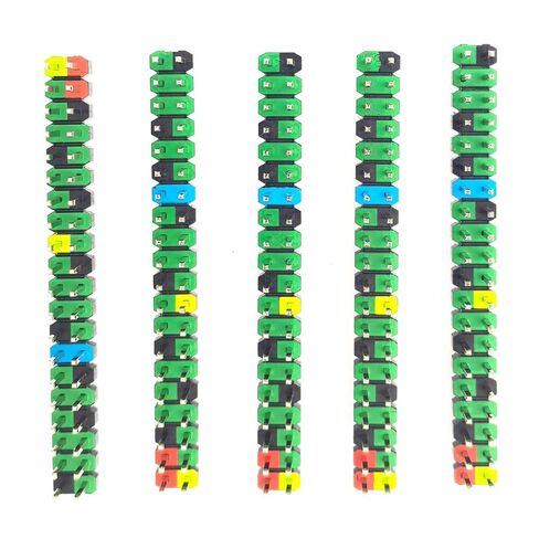 رأس ملون 2 × 20 دبوس GPIO ذكر 0.1 بوصة 2.54 مم متوافق مع Raspberry Pi Zero/Zero W (عبوة من 5) in Kuwait