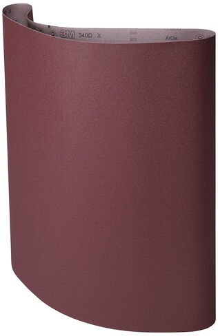 حزام قماش 3M 340D، أكسيد الألومنيوم، طول 60 بوصة × عرض 37 بوصة، P100 Grit (عبوة من قطعة واحدة) in Saudi Arabia