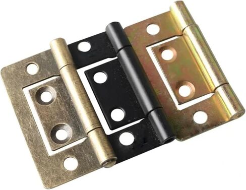 4 قطعة 21X38mm خمر المعادن بعقب المفصلي أربعة حفرة خشبية صندوق مجوهرات تركيبات دمية الخشب الباب الأجهزة مسمار (النحاس) in Kuwait