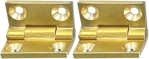 10 قطعة مفصلات نحاسية صغيرة 19*12.5 مللي متر 4 ثقوب بعقب المفصلي 90 درجة تحديد المواقع صندوق مجوهرات علبة النبيذ الخشبية تركيبات الصدر in Kuwait