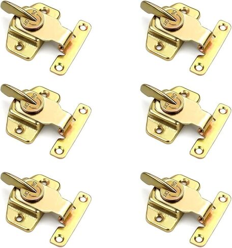 Detachable Folding Butt Hinges Door Ball Bearing Hinge,2 PCS Dining Table Locks,Metal Padlocks & Hasps Connector Cabinet Button(6 Pieces) in Saudi Arabia