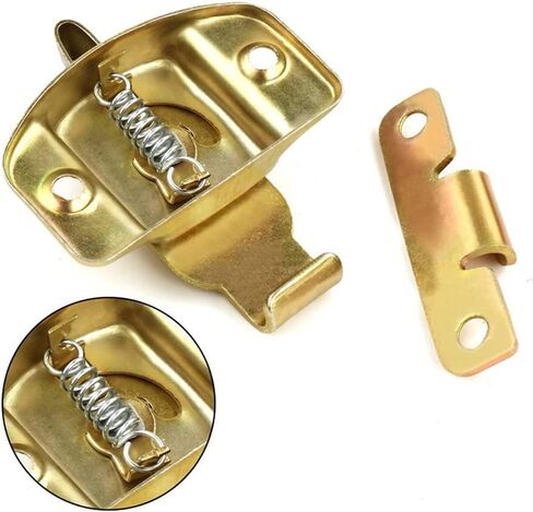 Detachable Folding Butt Hinges Door Ball Bearing Hinge,2 PCS Dining Table Locks,Metal Padlocks & Hasps Connector Cabinet Button(6 Pieces) in Saudi Arabia