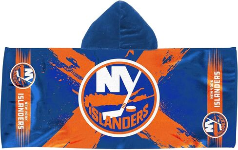 Northwest New York Islanders NHL Cross Out Youth Hooded Micro Fiber Towel 22 x 51 Inches in Saudi Arabia
