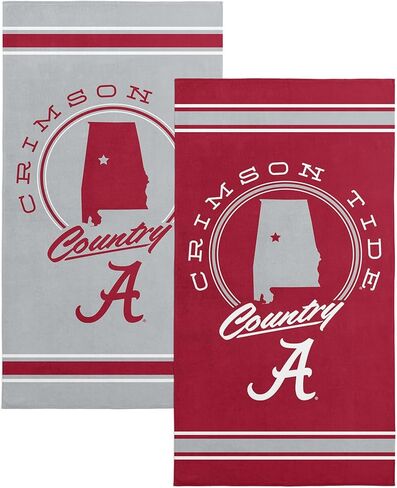 Northwest Alabama Crimson Tide NCAA Homebreak Beach Towel 2 Pack 30 x 60 Inches in Saudi Arabia