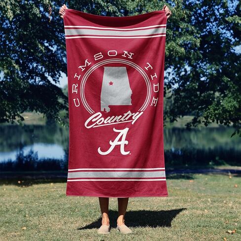 Northwest Alabama Crimson Tide NCAA Homebreak Beach Towel 2 Pack 30 x 60 Inches in Saudi Arabia
