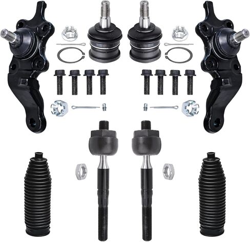 Detroit Axle - مفاصل كرة الربط الأمامية لعام 2006-2018 Toyota Rav4 ، 2 نهايات قضيب التعادل الخارجي ، 2 مفاصل الكرة السفلية 2007 2008 2008 2010 2012 2013 2014 2015 2015 2017 استبدال in Kuwait