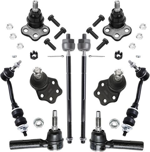 Detroit Axle - مفاصل كرة الربط الأمامية لعام 2006-2018 Toyota Rav4 ، 2 نهايات قضيب التعادل الخارجي ، 2 مفاصل الكرة السفلية 2007 2008 2008 2010 2012 2013 2014 2015 2015 2017 استبدال in Kuwait