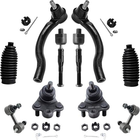 Detroit Axle - مفاصل كرة الربط الأمامية لعام 2006-2018 Toyota Rav4 ، 2 نهايات قضيب التعادل الخارجي ، 2 مفاصل الكرة السفلية 2007 2008 2008 2010 2012 2013 2014 2015 2015 2017 استبدال in Kuwait
