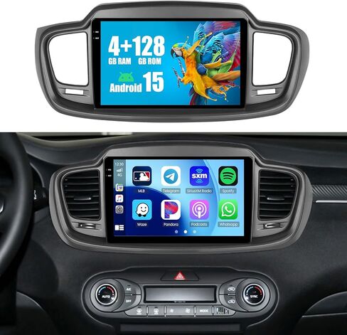 Car Radio for Kia Sorento MK3 2015-2020: [2G+64G] 10.1 inch Car Stereo with Wireless Carplay Android Auto, Touch Screen Upgrade for Sorento MK3 with GPS Bluetooth Mirror Link WiFi FM RDS DSP in Saudi Arabia