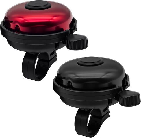 Classic Bike Bell for Adults, Aluminum Bicycle Bell, Loud Crisp Clear Sound Bicycle Horn Bike Accessories for Adult Bikes, Easy Installation, Use for Mountain Road and Commuter Safety in Kuwait