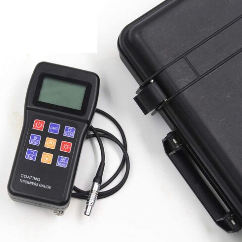 مقياس سمك الطلاء مع 2 مسبار N وشاشة LCD من النوع NF نطاق القياس من 0 إلى 1250 ميكرومتر in Saudi Arabia