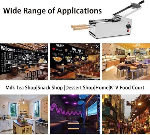 فرن كعكة المدخنة، آلة محمصة كهربائية بقدرة 1500 واط، صانع شواية خبز كهربائي تجاري متعدد الاستخدامات لمطعم المنزل والمطبخ وبار الوجبات الخفيفة in Kuwait