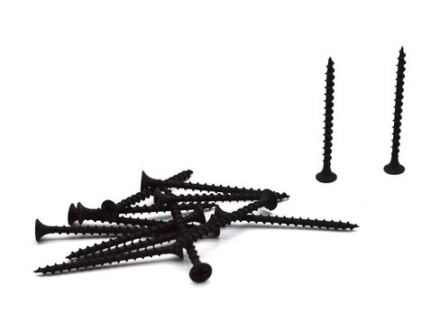 مسامير تثبيت للجدران الجافة، فوسفات أسود وزيت مضاد للصدأ، برغي خشبي ذو رأس حاد من فيليبس بوغل، برغي مثالي لصفائح الحوائط الجافة، 153 قطعة (#6x2) in Kuwait