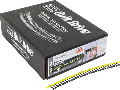 Simpson Strong-Tie DWC1PS DWC Drywall Screw (Collated) — #6 x 1 in. #2 Phillips Bugle-Head (2500-Qty) in Saudi Arabia