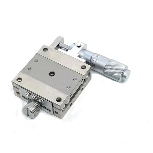 المحور X 100 * 100 مم منزلق من الفولاذ المقاوم للصدأ إزاحة يدوية بدقة عالية (LBX100-C) in Saudi Arabia