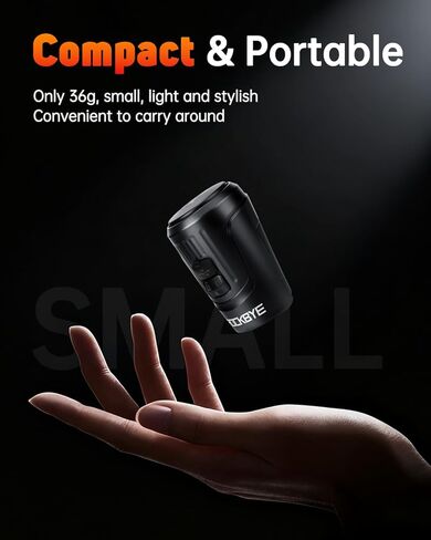 YBLNTEK بوق دراجة كهربائي بقوة 125 ديسيبل، بوق دراجات قابل لإعادة الشحن عبر USB للبالغين والأطفال، بوق دراجة إلكتروني مقاوم للماء مع منبه للطريق/الجبل/السكوتر/الدراجة الإلكترونية، يناسب المقاود مقاس 22.2-31.8 مم in Kuwait