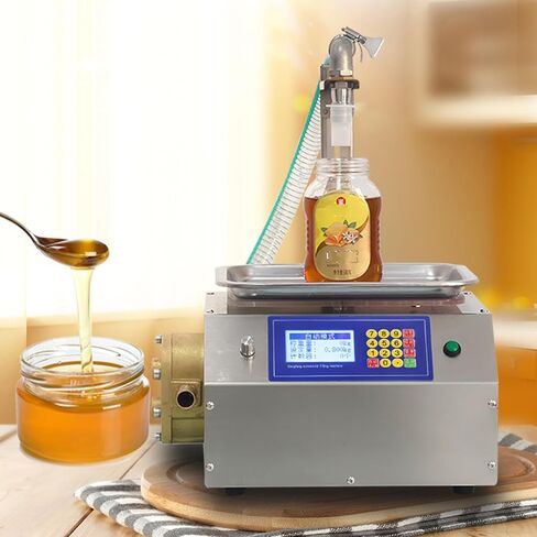 Honey Filling Machine Bottle Filler, Liquid Filling Machine, 20g-10000g Automatic Weighing Paste Liquid Filler Machine, Manual Bottle Filler Machine (Metalpump) in Kuwait