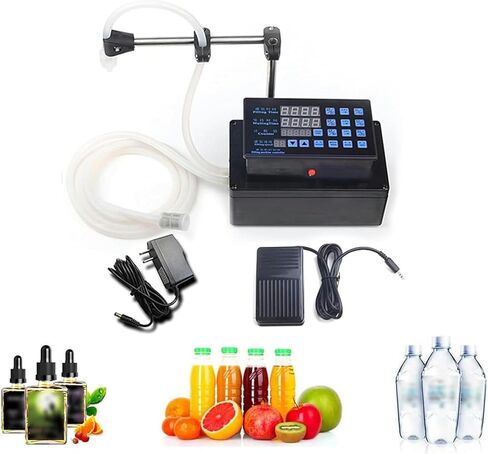 Viscous Liquid Quantitative Filling Machine Liquid Filling Machine Liquid Filling Machine, 1-1000ml Bottle Filling Machine, Digital Control Diaphragm Pump~/ in Saudi Arabia