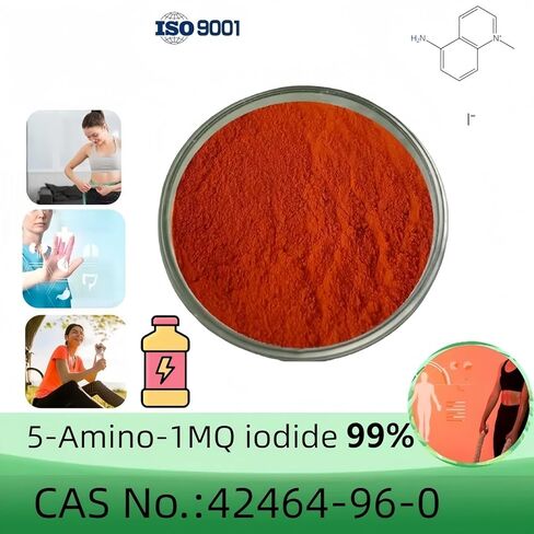 5-أمينو-1-ميثيل كينولين-1-يوم يوديد، 5-أمينو-1MQ، نقاوة 99% كحد أدنى، 5 جرام، تشمل مغرفة 100 ملجم، رقم CAS 42464-96-0 in Kuwait