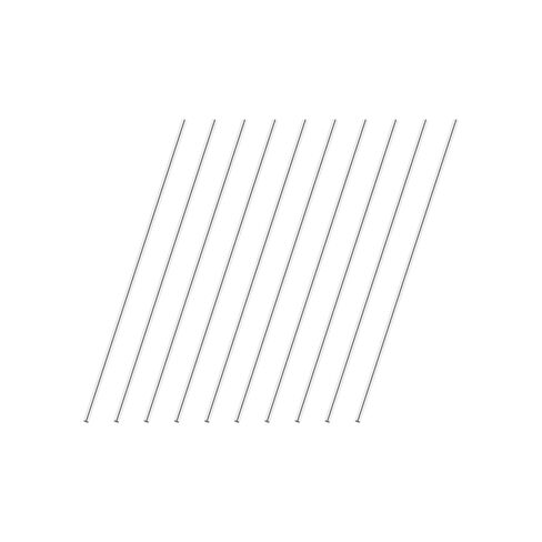 10pcs 2mm x 200mm 304 Stainless Steel Round Rods,Solid Shaft Bar Stock for CNC Lathe Cutting, DIY Crafts, Model Car Airplane Ship Axle in Kuwait