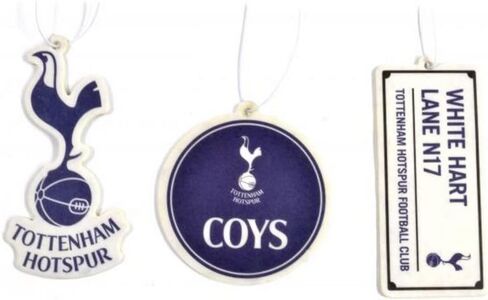 Tottenham Hotspur FC Car Air Freshener (Pack of 3) (One Size) (Navy Blue/White) in Saudi Arabia