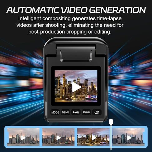 Time Lapse Camera WiFi Construction Outdoor,4k Timelapse Video Camera Captures Plant Growth,City Traffic,Gifts Idea,Nature,Weather Records,110°Angle View,6 Months Battery Life,Include TF Card in Kuwait