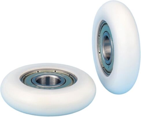 1Pcs 10x40x10 mm Nylon Plastic Wheel in Kuwait