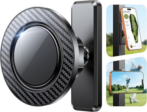 حامل هاتف عربة الجولف المغناطيسي، مغناطيس قوي متوافق مع MagSafe iPhone وAndroid، هدايا الجولف للرجال والنساء لاعبي الغولف والأب، ملحقات عربة الجولف تناسب EZGO Club Car Yamaha in Kuwait