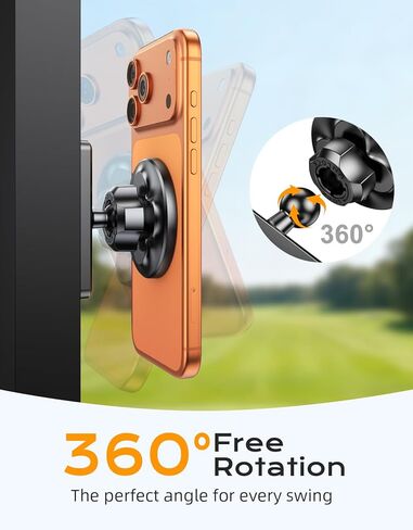 حامل هاتف عربة الجولف المغناطيسي، مغناطيس قوي متوافق مع MagSafe iPhone وAndroid، هدايا الجولف للرجال والنساء لاعبي الغولف والأب، ملحقات عربة الجولف تناسب EZGO Club Car Yamaha in Kuwait