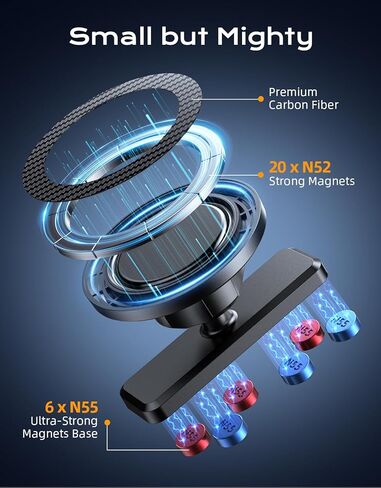 حامل هاتف عربة الجولف المغناطيسي، مغناطيس قوي متوافق مع MagSafe iPhone وAndroid، هدايا الجولف للرجال والنساء لاعبي الغولف والأب، ملحقات عربة الجولف تناسب EZGO Club Car Yamaha in Kuwait