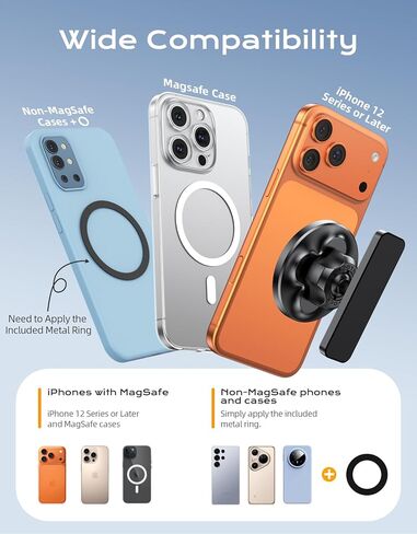 حامل هاتف عربة الجولف المغناطيسي، مغناطيس قوي متوافق مع MagSafe iPhone وAndroid، هدايا الجولف للرجال والنساء لاعبي الغولف والأب، ملحقات عربة الجولف تناسب EZGO Club Car Yamaha in Kuwait