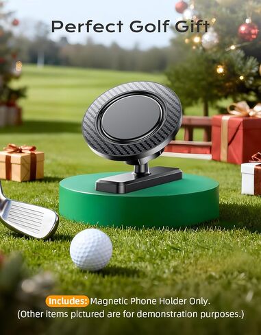 حامل هاتف عربة الجولف المغناطيسي، مغناطيس قوي متوافق مع MagSafe iPhone وAndroid، هدايا الجولف للرجال والنساء لاعبي الغولف والأب، ملحقات عربة الجولف تناسب EZGO Club Car Yamaha in Kuwait