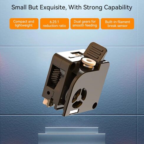 for Creality K2 Extruder Upgrade K2 Plus Extruder Front Cover Kit for Creality K2 Pro Parts Built-in Filament Break Sensor High-Hardness Dual Gears for Smooth Feeding, Force Up to 80N in Kuwait