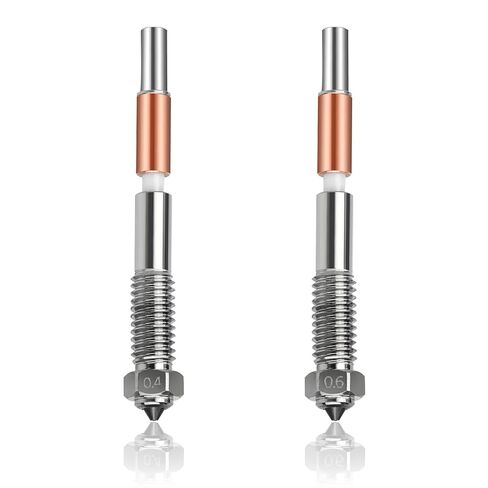 0.4 مم 0.6 مم Plus4 فوهة ثنائية المعدن لـ QIDI، فوهة Hotend الطارد المتداخلة سريعة التبديل لـ QIDI Plus 4 in Kuwait