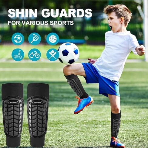 Kids Youth Soccer Shin Guards for Hockey Baseball Beach Volleyball.Shin Guards High Impact Resistant Protection for Teenagers in Saudi Arabia
