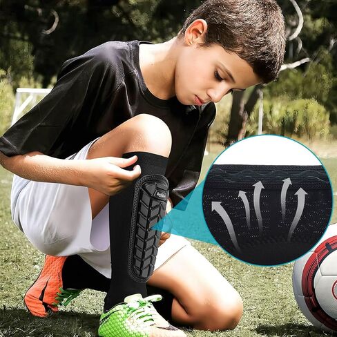 Kids Youth Soccer Shin Guards for Hockey Baseball Beach Volleyball.Shin Guards High Impact Resistant Protection for Teenagers in Saudi Arabia