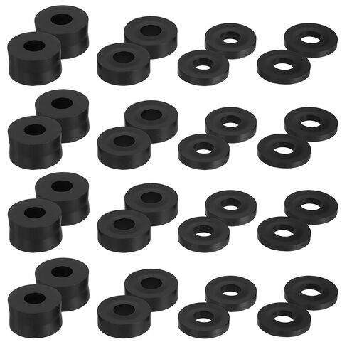 40PCS 4 Sizes Round Spacer Assortment Kit, Bushing, Spacers for Screws, Anti Vibration Spacer Bushings for Electrical Repair and Home Car Accessories in Saudi Arabia