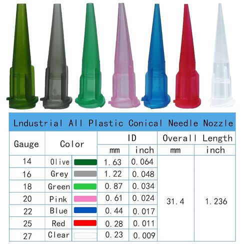 120 قطعة 27GA قلم توزيع بالتنقيط، مناسب لتطبيق الغراء اليدوي، وتطبيق معجون اللحام الصناعي، وتطبيق الحبر. in Kuwait