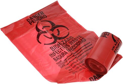 PRO SOURCE Red Biohazard Waste Bags: 16 Gallon Capacity, 1.3 mil Thick (250 Bags) in Kuwait